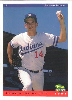 1993 Classic Best Spokane Indians #20 Jason Schlutt Front