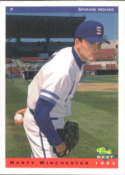 1993 Classic Best Spokane Indians #24 Marty Winchester Front