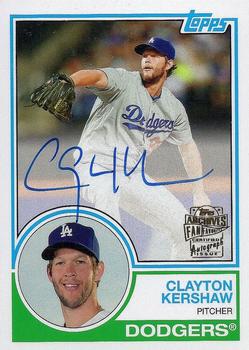 2017 Topps Archives - Fan Favorites Autographs #FFA-CK Clayton Kershaw Front