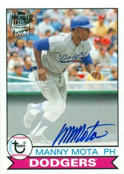 2017 Topps Archives - Fan Favorites Autographs #FFA-MM Manny Mota Front