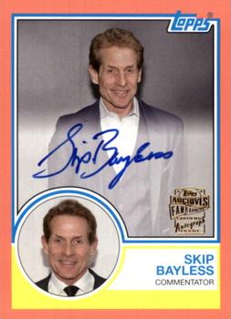 2017 Topps Archives - Fan Favorites Autographs Peach #FFA-SBA Skip Bayless Front