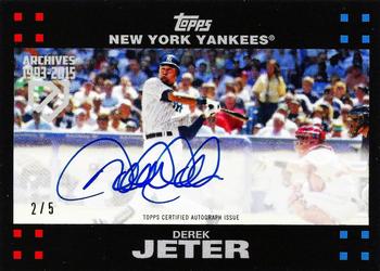 2017 Topps Archives - Derek Jeter Retrospective Autographs #DJA-15 Derek Jeter Front