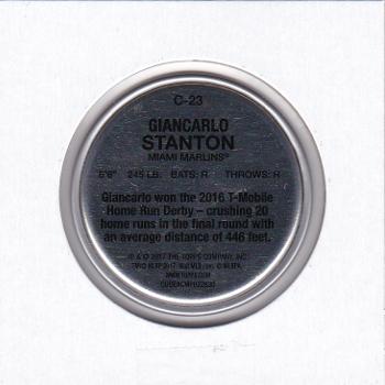 2017 Topps Archives - Manufactured Topps Coins #C-23 Giancarlo Stanton Back
