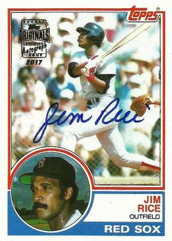 2017 Topps Archives - Topps Originals Autographs #30 Jim Rice Front