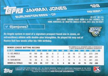 2017 Topps Pro Debut - Autographs #128 Jahmai Jones Back