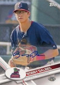 2017 Topps Pro Debut - Autographs #193 Bobby Dalbec Front