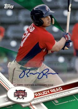 2017 Topps Pro Debut - Autographs Green #152 Raudy Read Front
