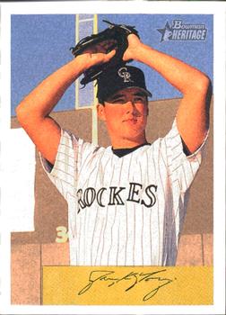 2002 Bowman Heritage #151 Jason Young Front