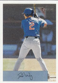 2002 Bowman Heritage #182 David Wright Front