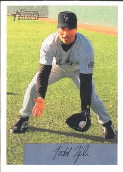 2002 Bowman Heritage #372 Todd Zeile Front