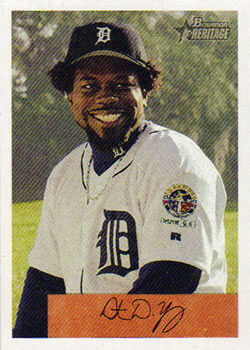 2002 Bowman Heritage #429 Dmitri Young Front