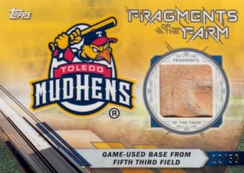 2017 Topps Pro Debut - Fragments of the Farm Relics Gold #FOTF-TMH Game-Used Base from Fifth Third Field Front