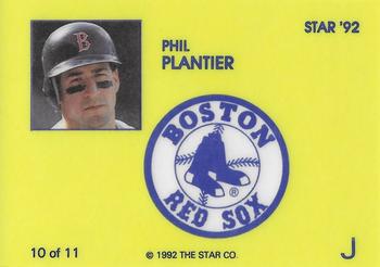 1992 Star Phil Plantier #10 Phil Plantier Back