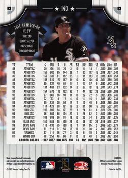 2002 Donruss #140 Jose Canseco Back