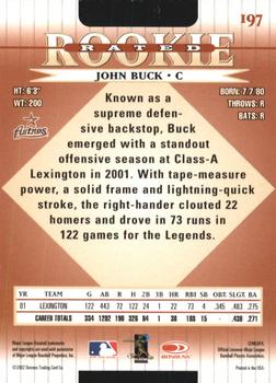 2002 Donruss #197 John Buck Back