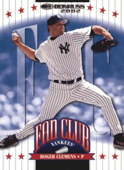 2002 Donruss #202 Roger Clemens Front