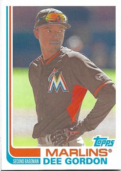 2017 Topps Archives - Blackless No Signature #117 Dee Gordon Front