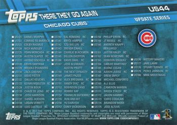 2017 Topps Update #US44 Chicago Cubs Back