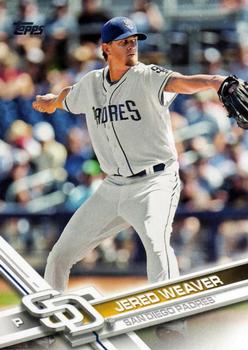 2017 Topps Update #US68 Jered Weaver Front