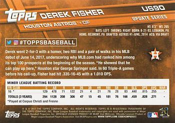 2017 Topps Update #US90 Derek Fisher Back