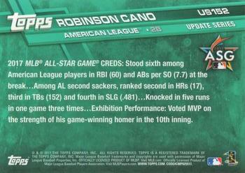 2017 Topps Update #US152 Robinson Cano Back