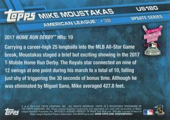 2017 Topps Update #US180 Mike Moustakas Back