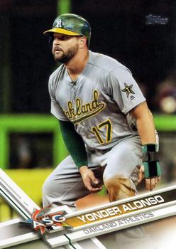 2017 Topps Update #US245 Yonder Alonso Front