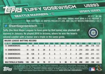 2017 Topps Update #US293 Tuffy Gosewisch Back