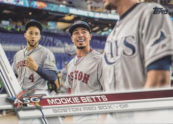 2017 Topps Update #US18 Mookie Betts Front
