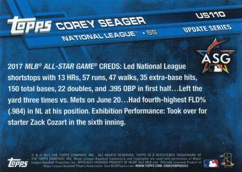 2017 Topps Update #US110 Corey Seager Back