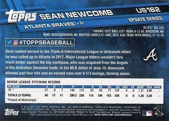 2017 Topps Update #US162 Sean Newcomb Back