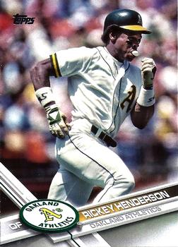 2017 Topps Update #US279 Rickey Henderson Front