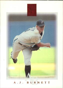 2003 Topps Tribute Contemporary - Red #21 A.J. Burnett Front