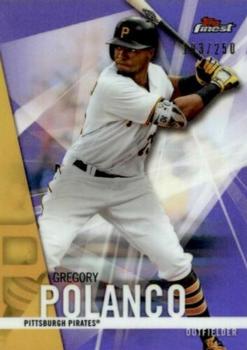 2017 Finest - Purple Refractor #3 Gregory Polanco Front