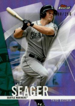 2017 Finest - Purple Refractor #59 Kyle Seager Front