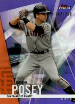 2017 Finest - Purple Refractor #83 Buster Posey Front
