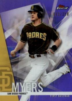 2017 Finest - Purple Refractor #91 Wil Myers Front