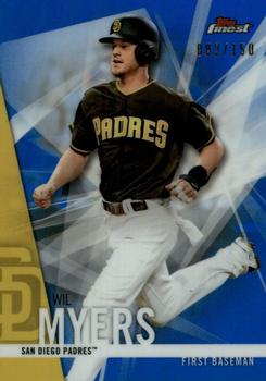 2017 Finest - Blue Refractor #91 Wil Myers Front