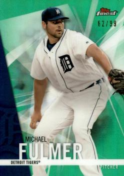 2017 Finest - Green Refractor #64 Michael Fulmer Front