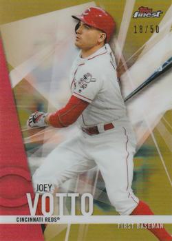 2017 Finest - Gold Refractor #15 Joey Votto Front