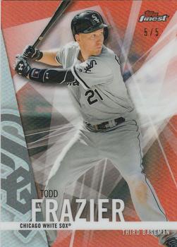 2017 Finest - Red Refractor #6 Todd Frazier Front