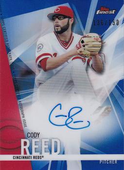 2017 Finest - Finest Autographs Blue Refractor #FA-CR Cody Reed Front