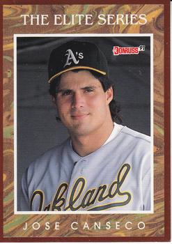 1991 Donruss - The Elite Series #3 Jose Canseco Front