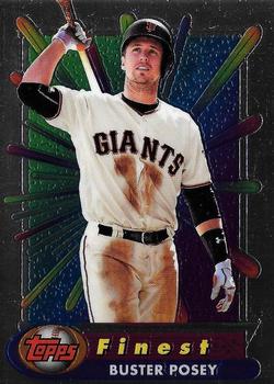 2017 Finest - 1994-95 Finest Basketball #BR-BP Buster Posey Front