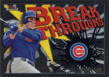 2017 Finest - Finest Breakthroughs #FB-AR Anthony Rizzo Front