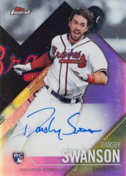 2017 Finest - Finest Firsts Autographs #FF-DS Dansby Swanson Front