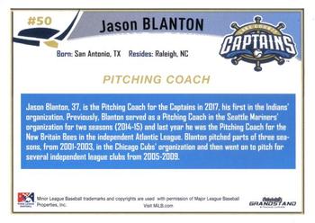 2017 Grandstand Lake County Captains #NNO Jason Blanton Back