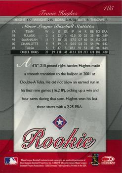 2002 Donruss Elite #185 Travis Hughes Back