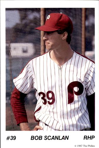 1987 Tastykake Philadelphia Phillies #NNO Bob Scanlan Front