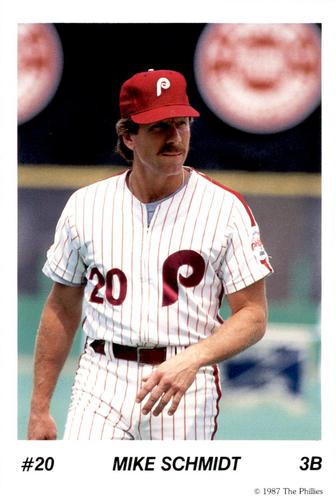 1987 Tastykake Philadelphia Phillies #NNO Mike Schmidt Front